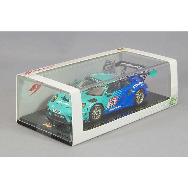 スパーク ナショナルモデル 1/43 ポルシェ 911 GT3R \"ファルケン\" 2020 ニュル24H #33 K.バッハラー/S.ミューラー/C.エンゲルハート/D.ヴェルナーの画像