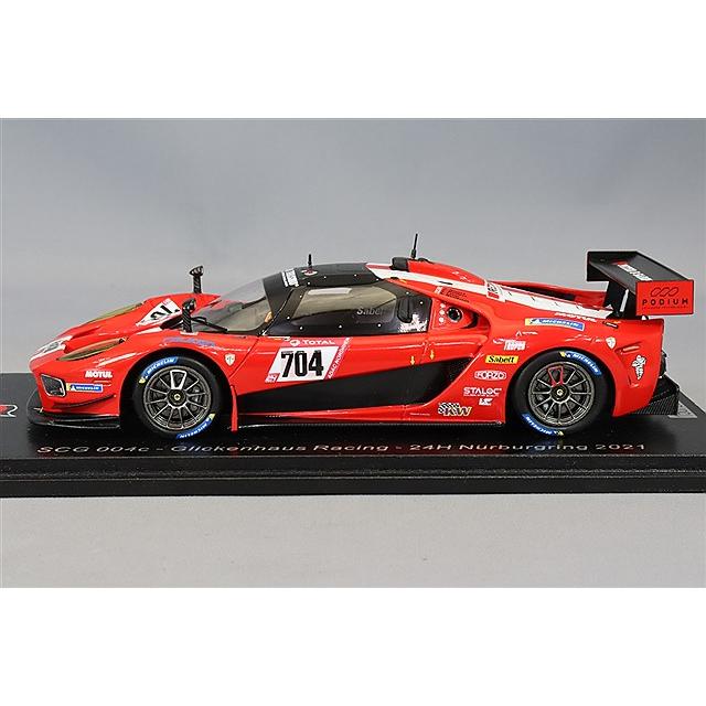 スパーク 1/43 SCG 004c 2021 ニュル24H #704 T.ムテシュ/F.F-レイザー