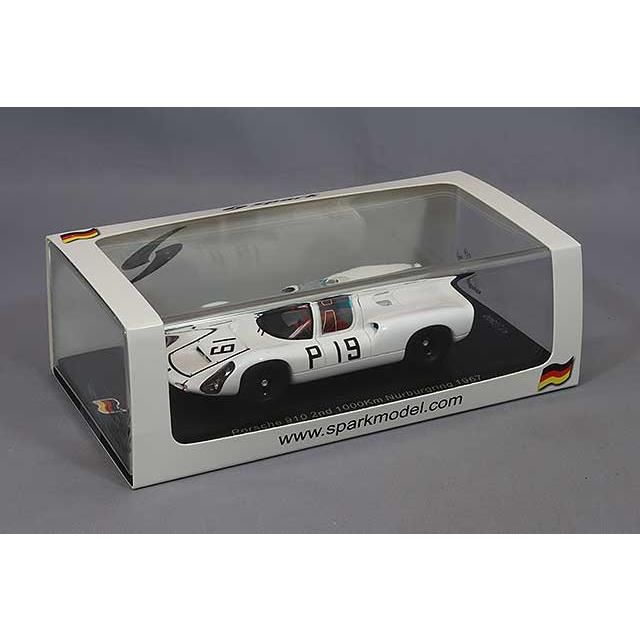 ミニカー/完成品 スパーク ナショナルモデル 1/43 ポルシェ 910 #19 2