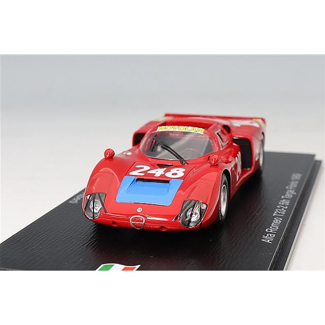 スパーク 1/43 アルファロメオ T33-2 1969 タルガフローリオ 5位 #248