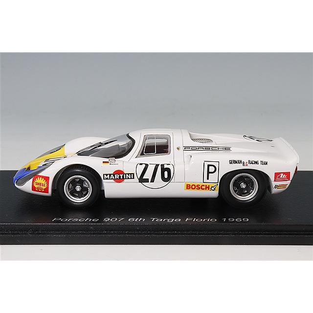 スパーク 1/43 ポルシェ 907 1969 タルガフローリオ 6位 #276 G.Koch