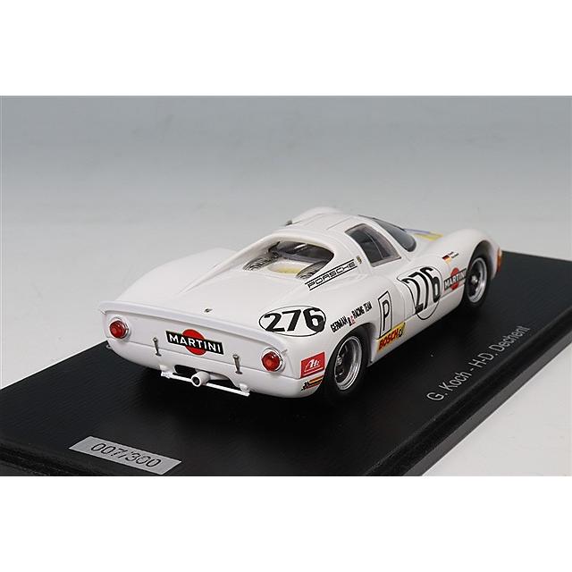 ぽ スパーク 1/43 ポルシェ 907 1969 タルガフローリオ 6位 #276 G.Koch