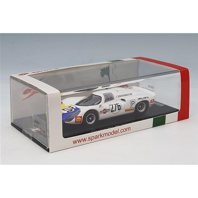 スパーク 1/43 ポルシェ 907 1969 タルガフローリオ 6位 #276 G.Koch