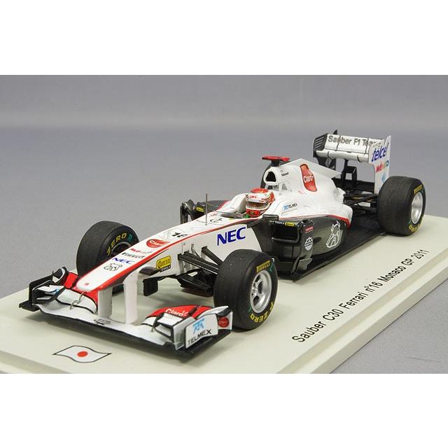 ミニカー/完成品 スパーク ナショナルモデル 1/43 ザウバー C30 2011 F1 モナコGP 5位 #16 小林可夢偉