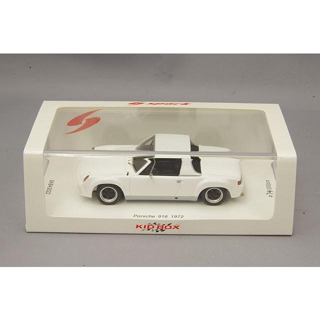 SPARK 1/43 キッドボックス特注 ポルシェ 916 1972 キッドボックス特注, スパーク 1/43 ポルシェ 916 1972 ホワイト