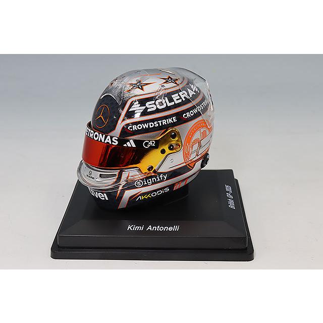 F1メルセデス 2025年チームカード キミ・アントネリ ミニヘルメット BELL（ベル） BELL 1/2スケール レプリカ ヘルメット メルセデス AMG
