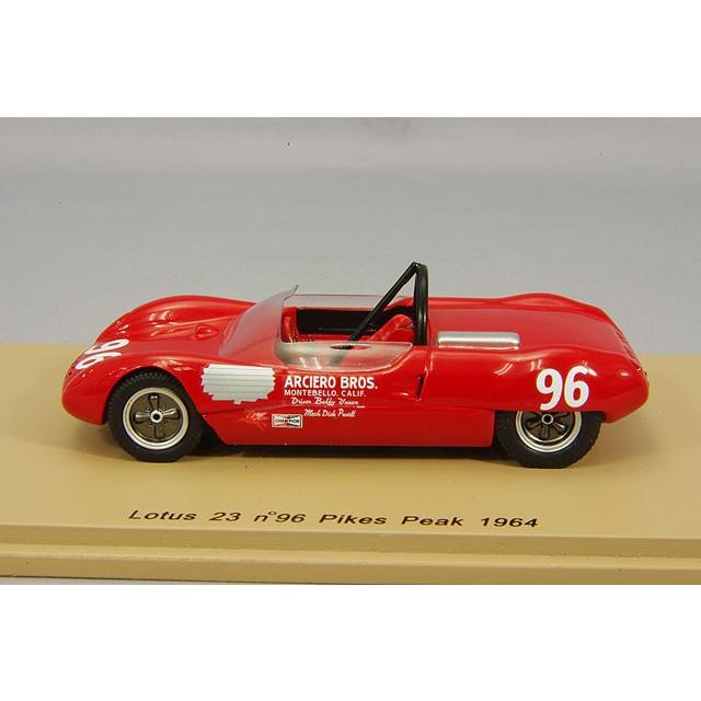ミニカー/完成品 スパーク 1/43 ロータス 23 1964 パイクスピーク #96 B.アンサーの画像