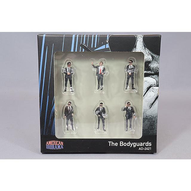 アメリカンジオラマ 1/64 フィギュア ボディーガード 6個セット