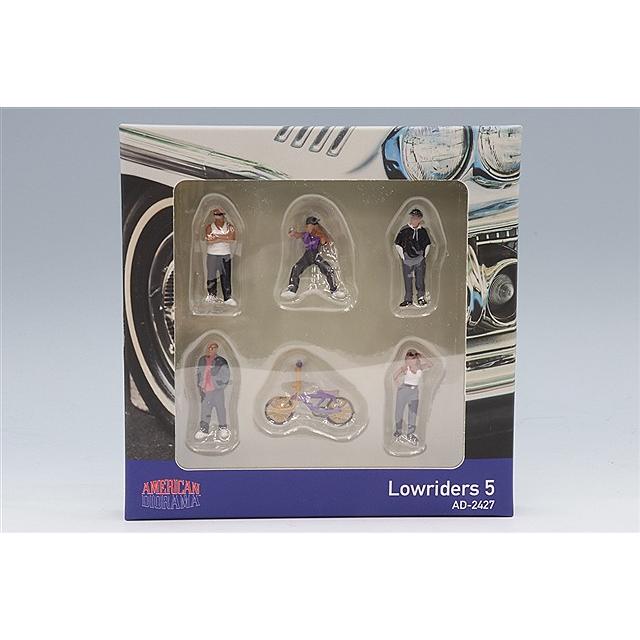 アメリカンジオラマ 1/64 フィギュア ローライダーズセット