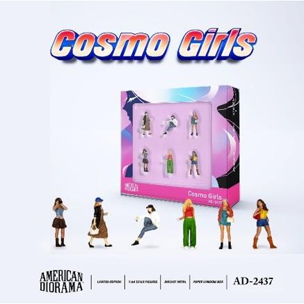 アメリカンジオラマ 1/64 フィギュア コスモガールズ 6個セット
