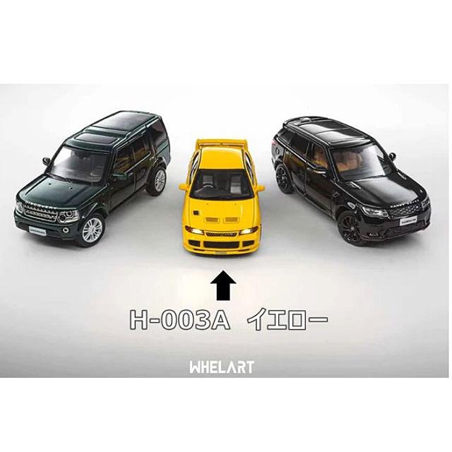 WHELART 1/64 三菱 ランサーエボリューション3 イエロー ライトアップ