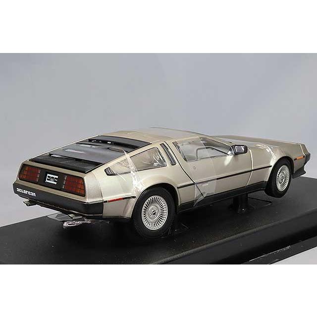 ミニカー/完成品 サンスター 1/18 デロリアン DMC-12 1981 ステンレス