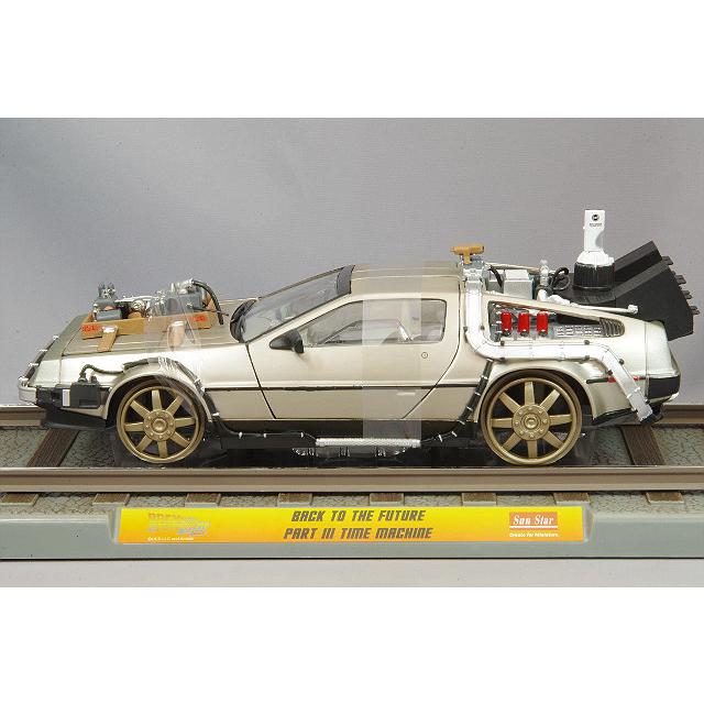 ミニカー/完成品 サンスター 1/18 デロリアン DMC 12 