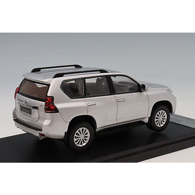 ビテス 1/43 トヨタ ランドクルーザー プラド 2018 シルバーパール 左