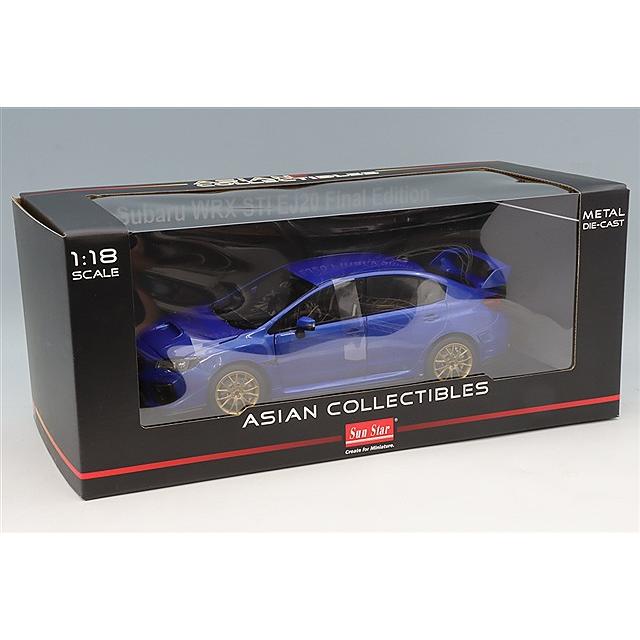 サンスター 1/18 スバル WRX STI EJ20 ファイナルエディション WB