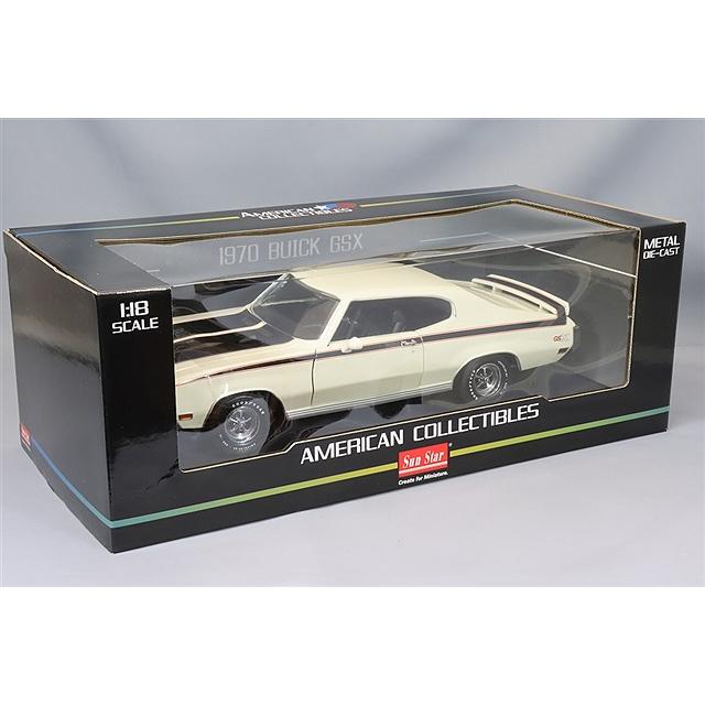 サンスター 1/18 ビュイック GSX 1970 アポロホワイト : キッド
