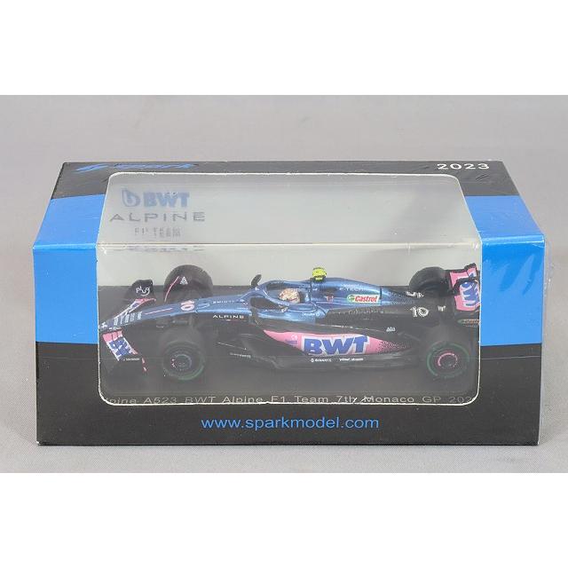 スパーク 1/64 アルピーヌ A523 BWT F1チーム 2023 F1 モナコGP