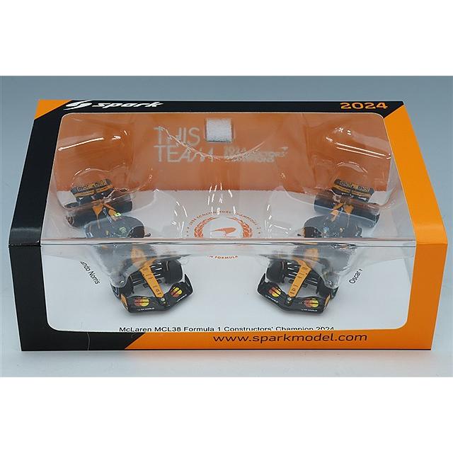 スパーク 1/64 マクラーレン MCL38 2024 F1 コンストラクター