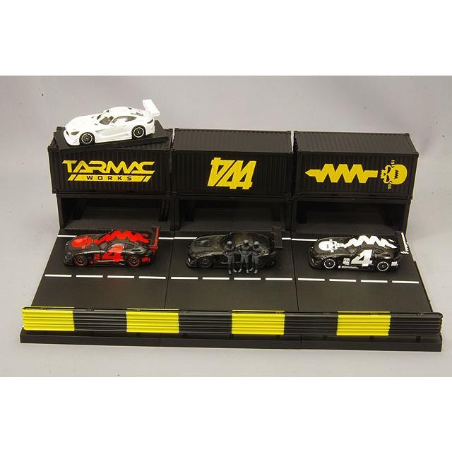 ミニカー/完成品 Tarmac 1/64 メルセデス AMG GT3 #3 ピットジオラマ