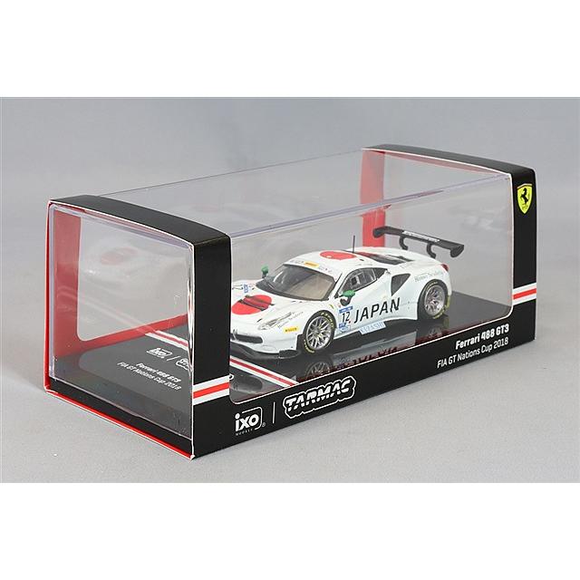 Tarmac 1/64 フェラーリ 488 GT3 2018 FIA GT ネーションズカップ #12