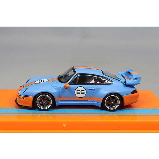 Tarmac 1/64 ポルシェ 993 リマスタード バイ ガンサーワークス ブルー