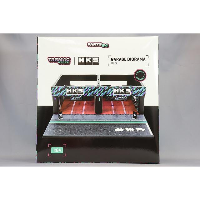 ミニカー/完成品 Tarmac 1/64 ピットガレージ ジオラマ 