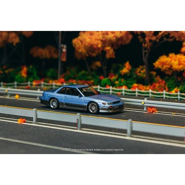 Tarmac 1/64 VERTEX 日産 シルビア S13 ブルー/グレイ : キッド