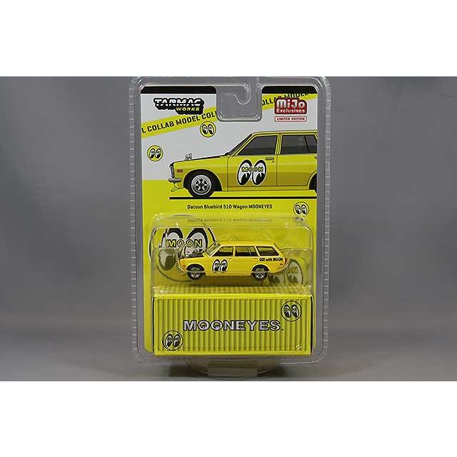 ミニカー/完成品 Mijo特注 Tarmac 1/64 ダットサン ブルーバート 510