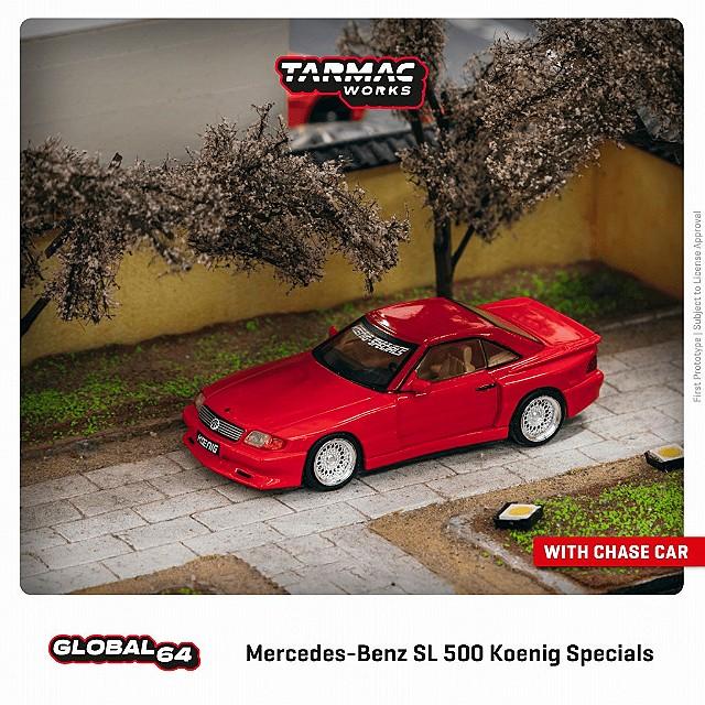 Tarmac 1/64 メルセデスベンツ SL500 ケーニッヒ スペシャル レッド