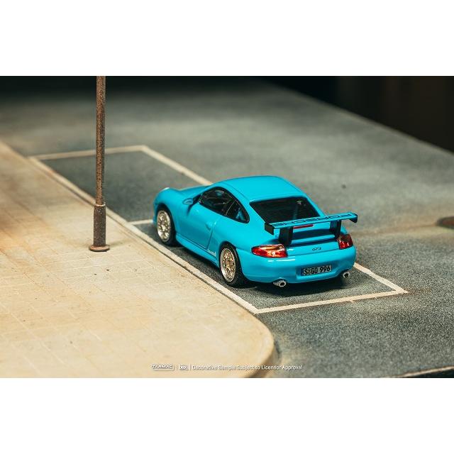 Tarmac 1/64 ポルシェ 911 GT3 (type 996) ライトブルー : キッド
