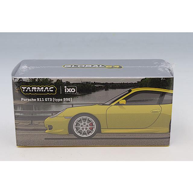 Tarmac 1/64 ポルシェ 911 GT3 (type 996) イエロー : キッドボックス