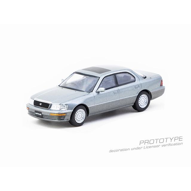【国内未発売・香港限定】□レクサス□ＬＳ４００□改造□ミニカー□カスタム□深リム Tarmac 1/64 レクサス LS400 (UCF10) フリントグレー : キッドボックス