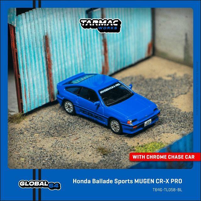 Tarmac 1/64 ホンダ バラード スポーツ 無限 CR-X プロ ブルー
