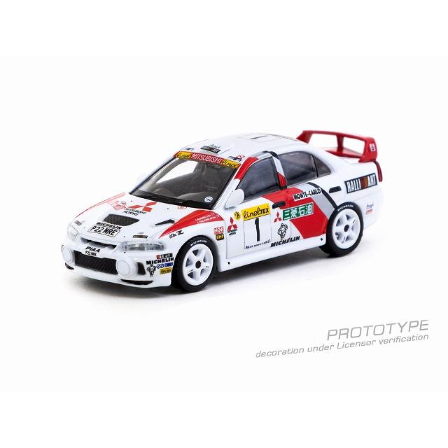 Tarmac 1/64 三菱 ランサー エボリューション IV ラリー モンテカルロ