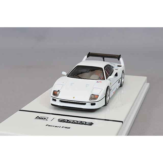 Tarmac 1/64 フェラーリ F40 ライトウェイト ホワイト : キッド
