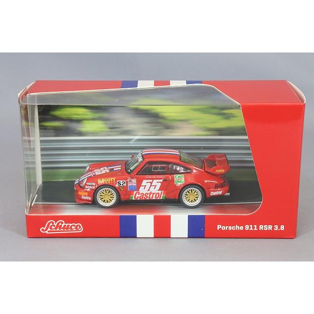 Tarmac x シュコー 1/64 ポルシェ 911 RSR 3.8 レッド : キッド