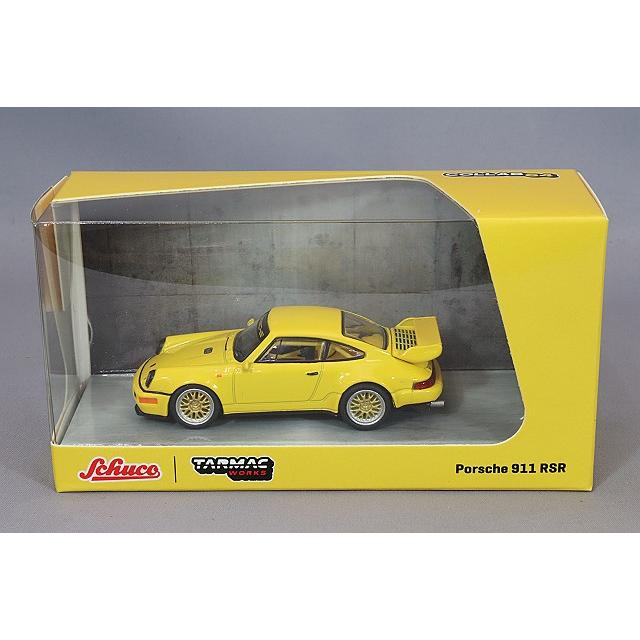 Tarmac x シュコー 1/64 ポルシェ 911 RSR 3.8 イエロー : キッド