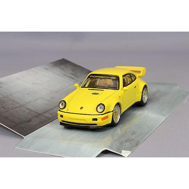 Tarmac x シュコー 1/64 ポルシェ 911 RSR 3.8 イエロー : キッド