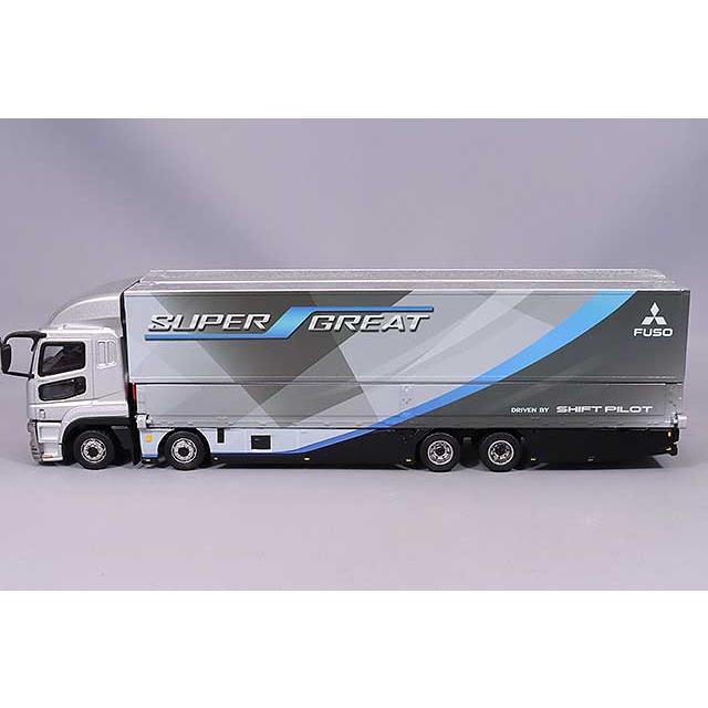三菱ふそう スーパーグレート1/43 ミニカー ミニカーショップグローバル - 1/43 三菱ふそう特注品 新型 三菱