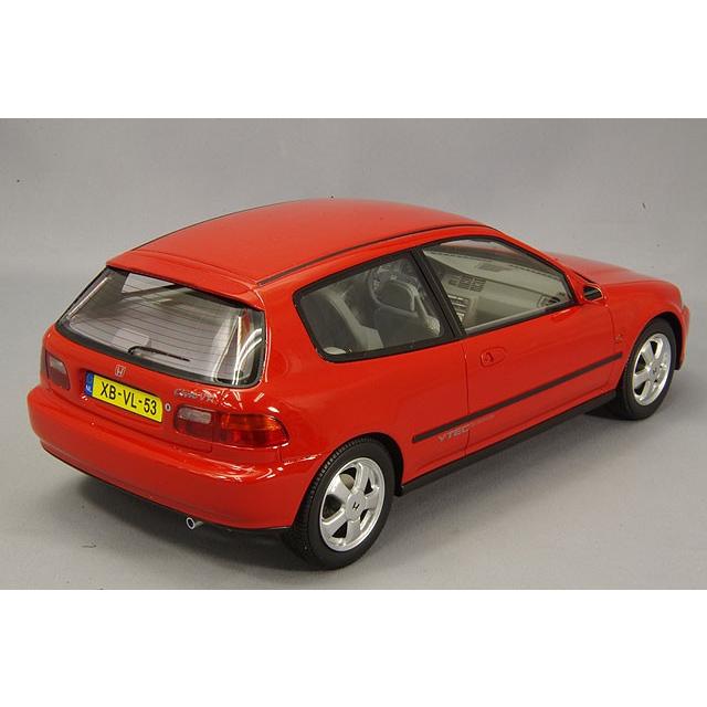 「送料無料・年末感謝」 ミニカー/完成品 トリプル9 1/18 ホンダ シビック EG6 1992 レッド レジン製 【2608383463】(13750円)