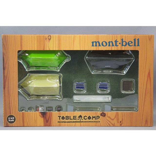 ミニカー/完成品 TABLECAMP 1/43 モンベル キャンプセット ムーン