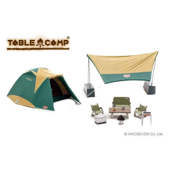 TABLECAMP 1/43 コールマン キャンプセット タフワイドドーム IV/300
