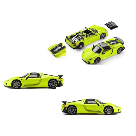 Trends Hobby 1/64 ポルシェ 918 スパイダー アシッドグリーン