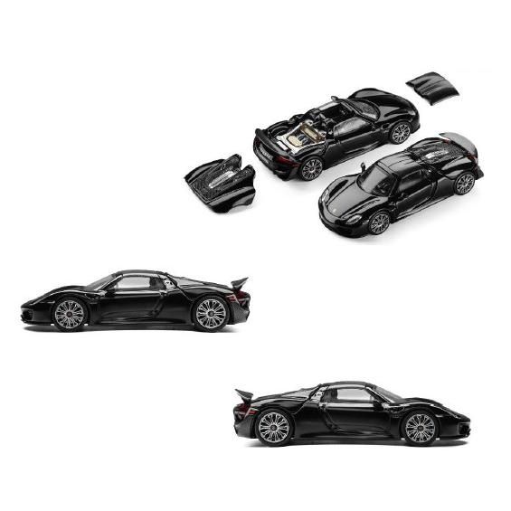 Trends Hobby 1/64 ポルシェ 918 スパイダー ブラック : キッド