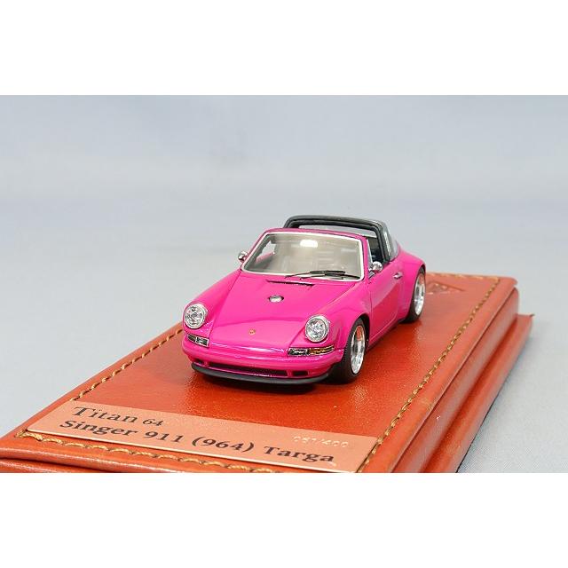 タイタン64 1/64 シンガー 911 (964) タルガ ルビーストーンレッド