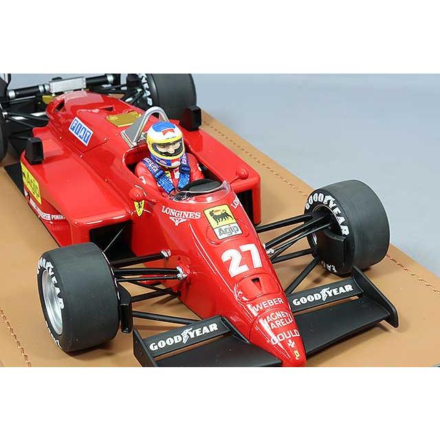 希少品　Alfa 156 GTA 発売時プレスキット テクノモデル 1/18 フェラーリ 156-85 F1 1985 カナダGP ウィナー #27