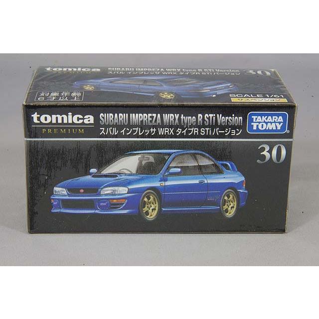 トミカプレミアム 30 1/61 スバル インプレッサ WRX タイプR STi