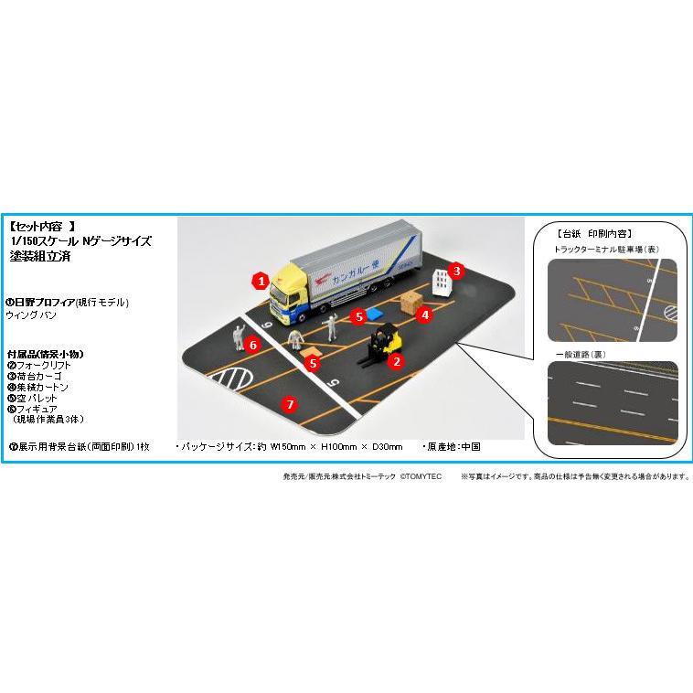 トミーテック トラックコレクション 1/150 物流現場ウィングバンセット