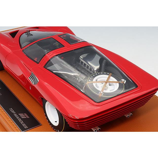 絶版希少　フェラーリ250p　テクノモデル　1/18ビッグスケール TOPMARQUES 1/18 フェラーリ 250 P5 1968 レッド : キッドボックス
