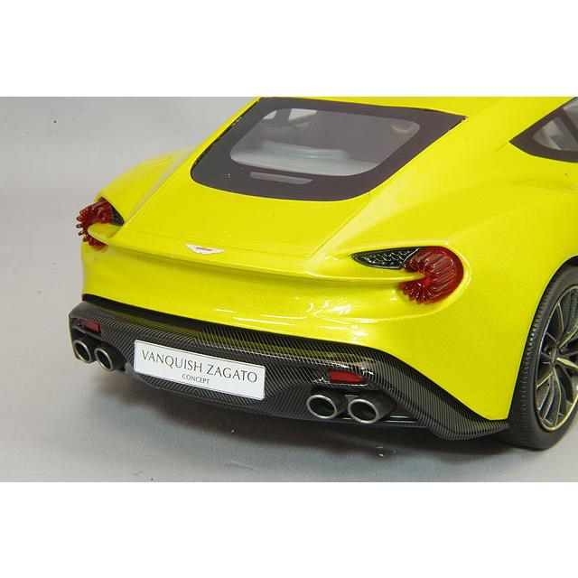 【SALE】 Top Speed 1/18 アストンマーチン ヴァンキッシュ ザガート コスモポリタンイエロー TS0191キッドボックス